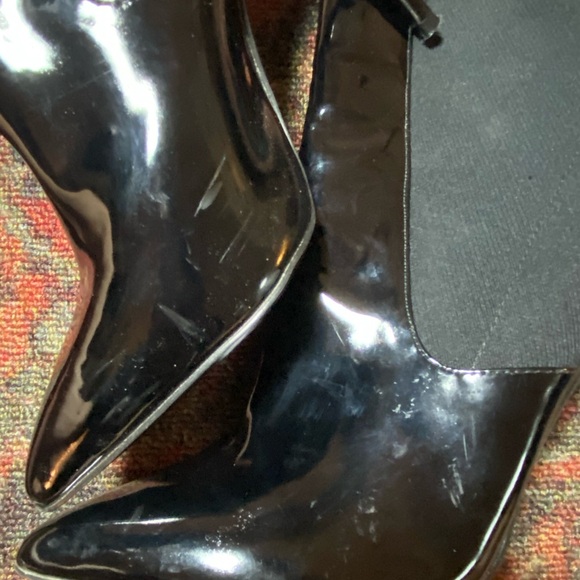 Steve Madden Patent Sock Boot - Picture 5 of 6